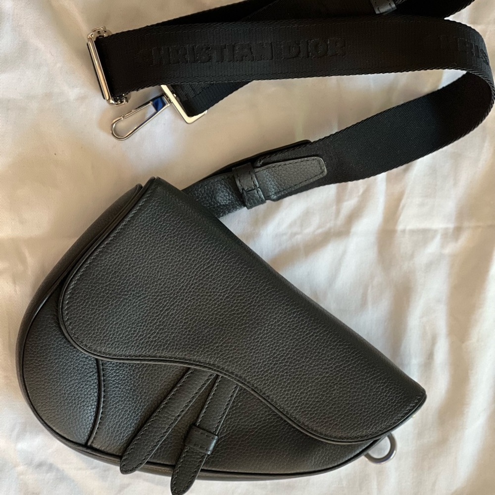 Authentic Christian Dior Mini Saddle Bag